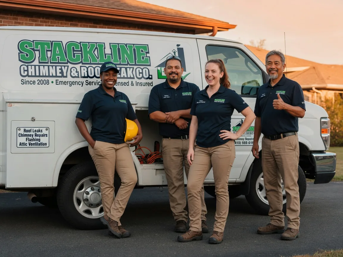 Chimney flashing repair company in Masonville, IA